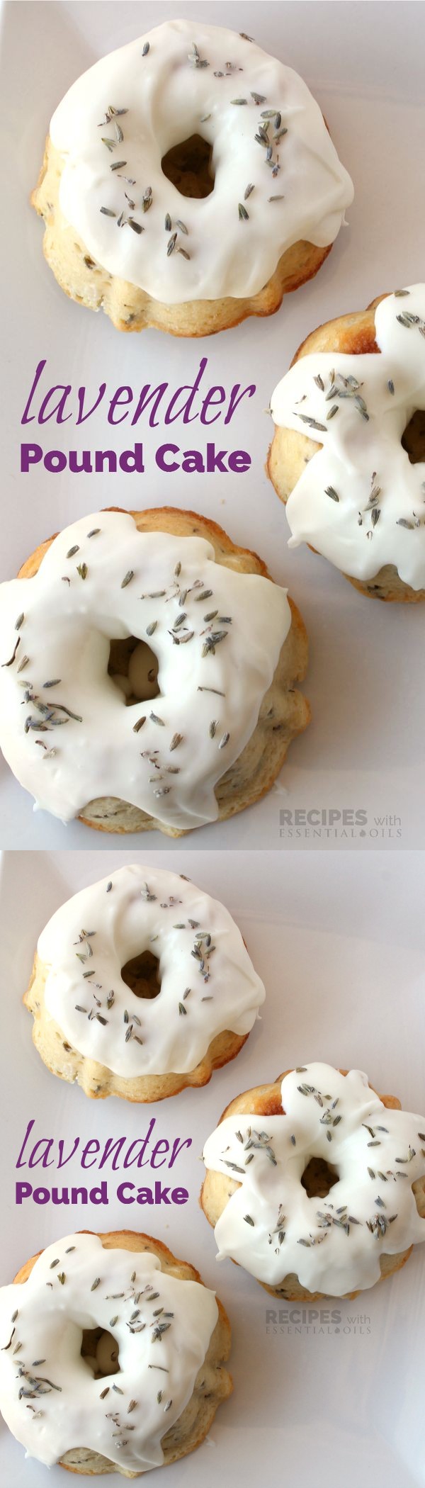 Lavender Pound Cake with Lemon Glaze