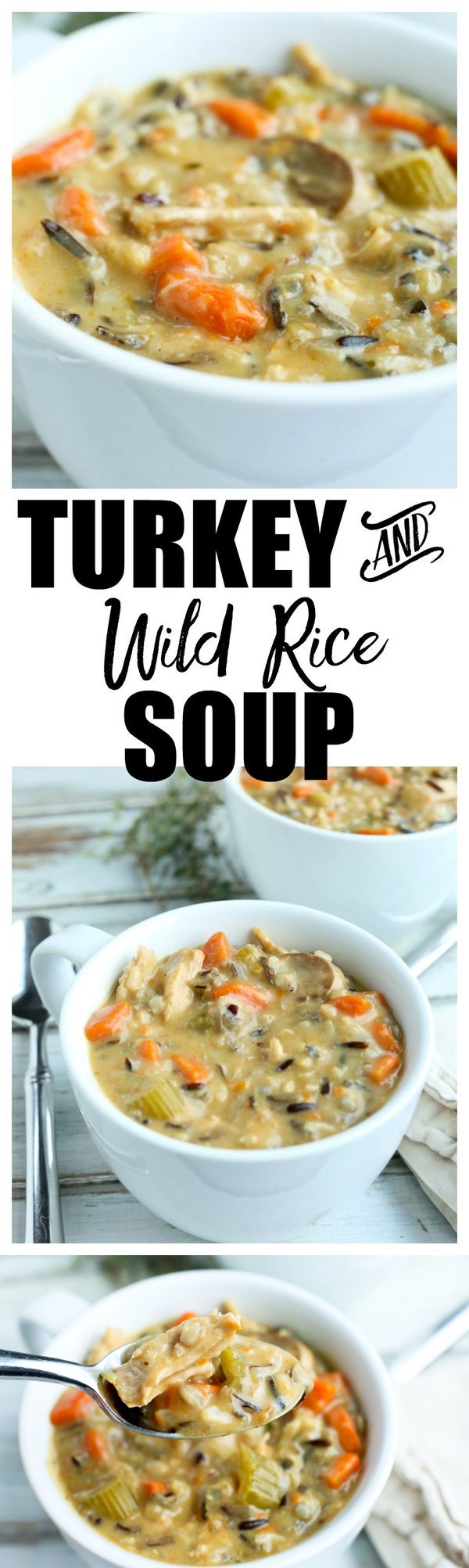 Leftover Turkey and Wild Rice Soup