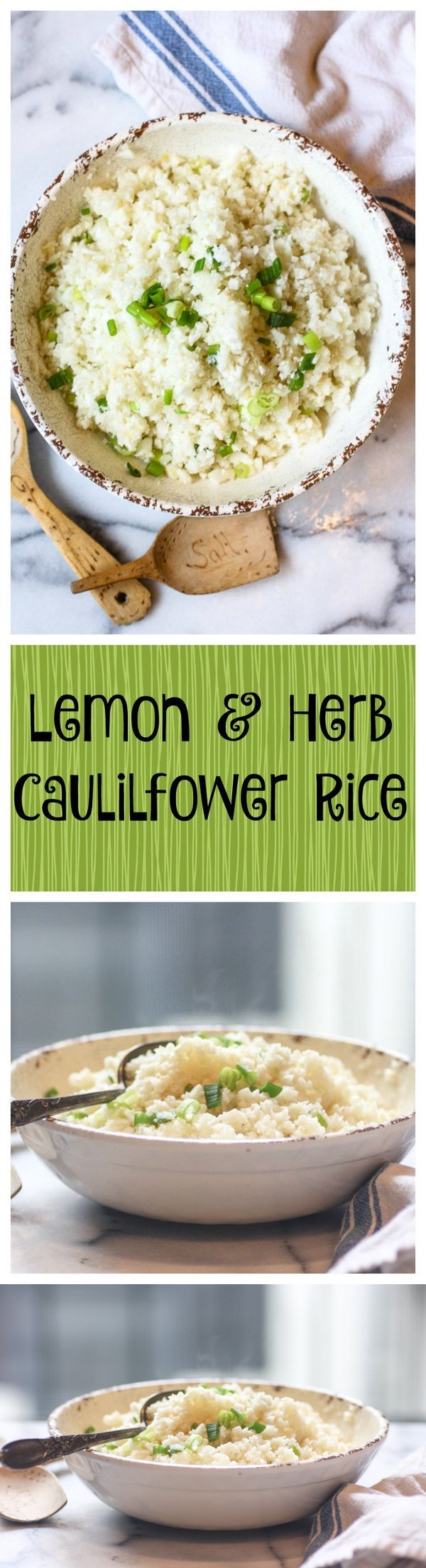 Lemon And Herb Cauliflower Rice