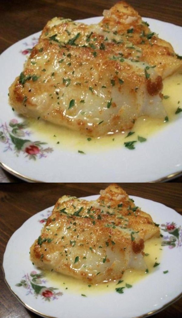 Lemon Butter Baked Cod