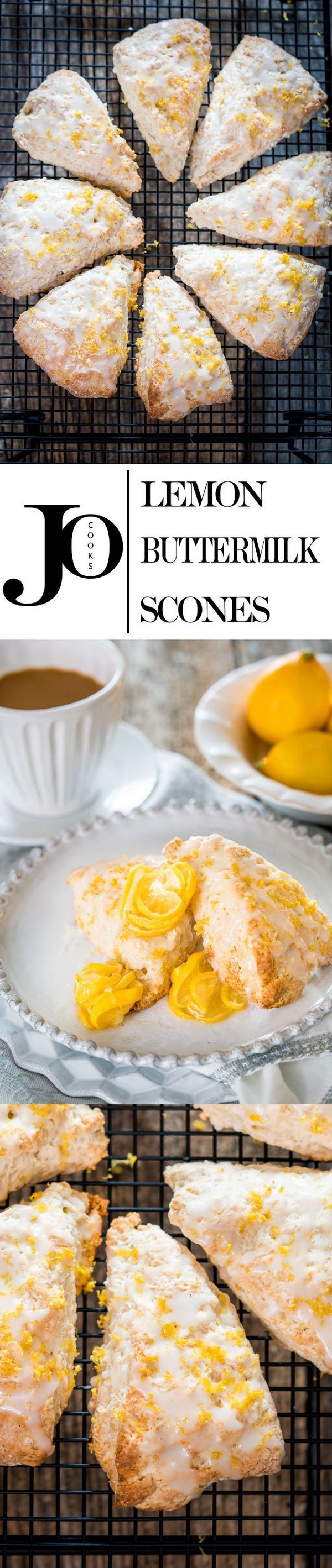 Lemon Buttermilk Scones