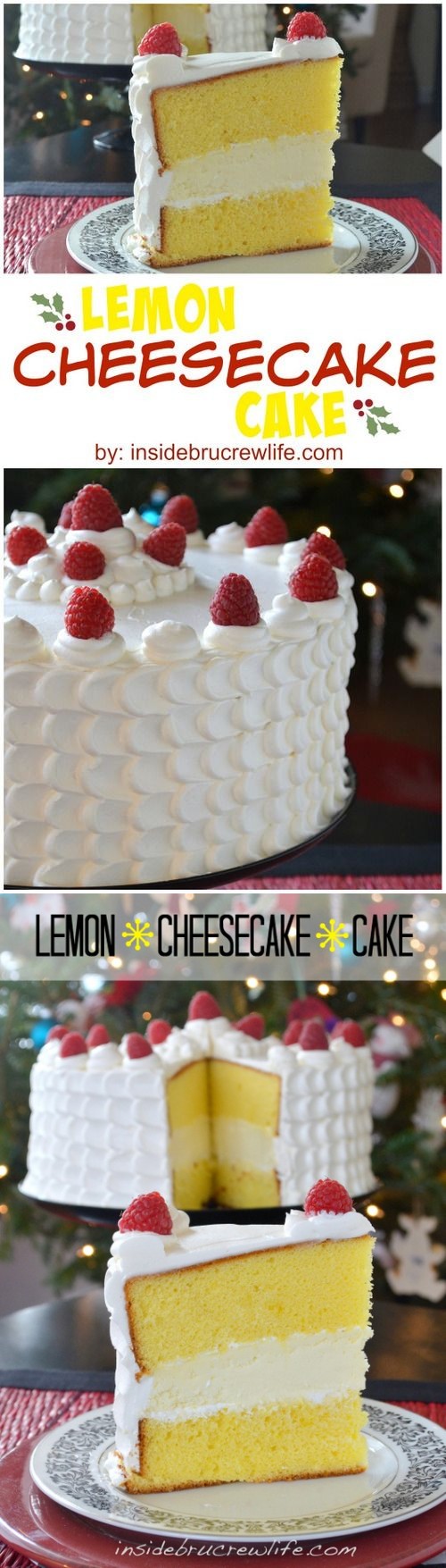 Lemon Cheesecake Cake