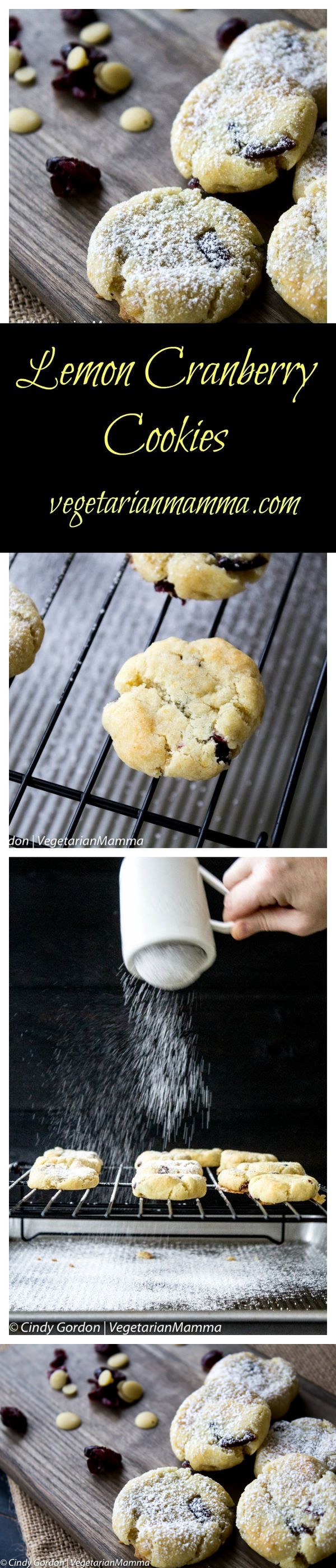 Lemon Cranberry Cookies