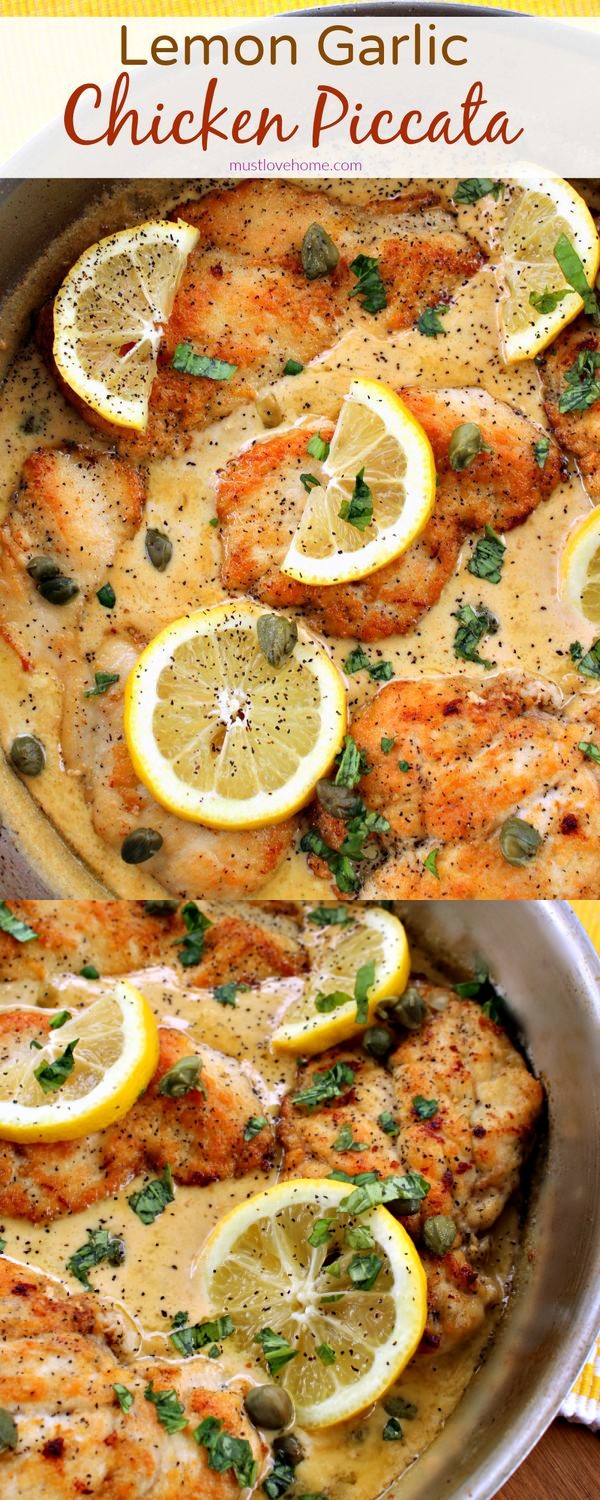 Lemon Garlic Chicken Piccata