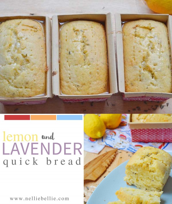 Lemon Lavender Quick Bread