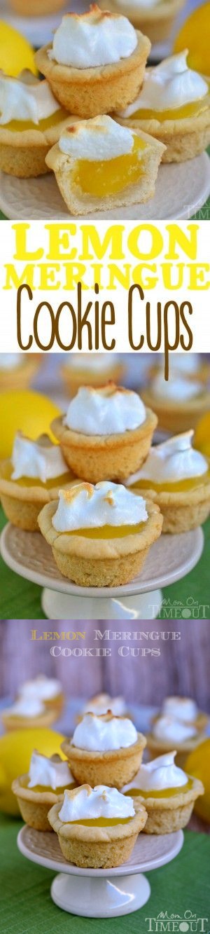 Lemon Meringue Cookie Cups