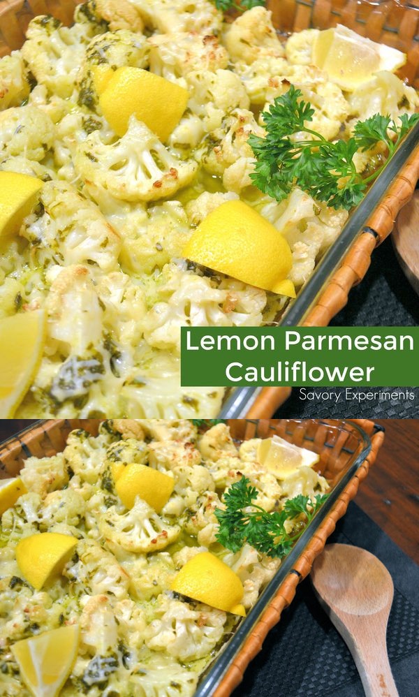 Lemon Parmesan Roasted Cauliflower- Throwback Thursday