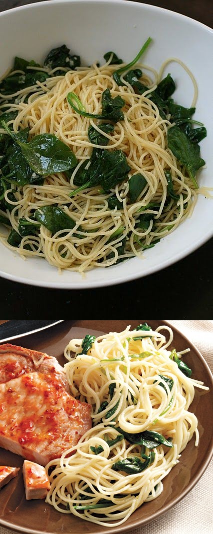 Lemon Pasta with Spinach