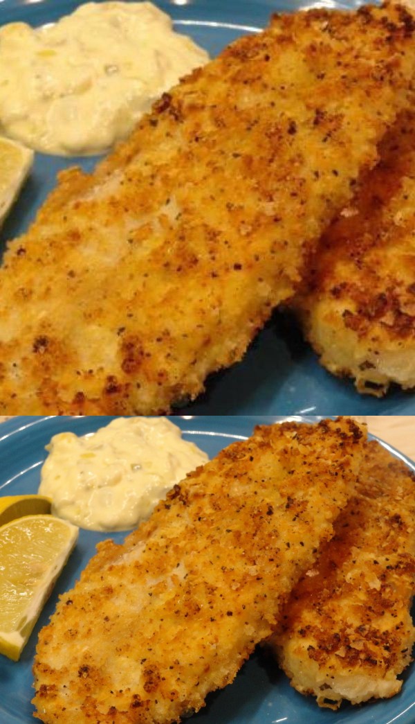 Lemon Pepper Panko Crusted Fish