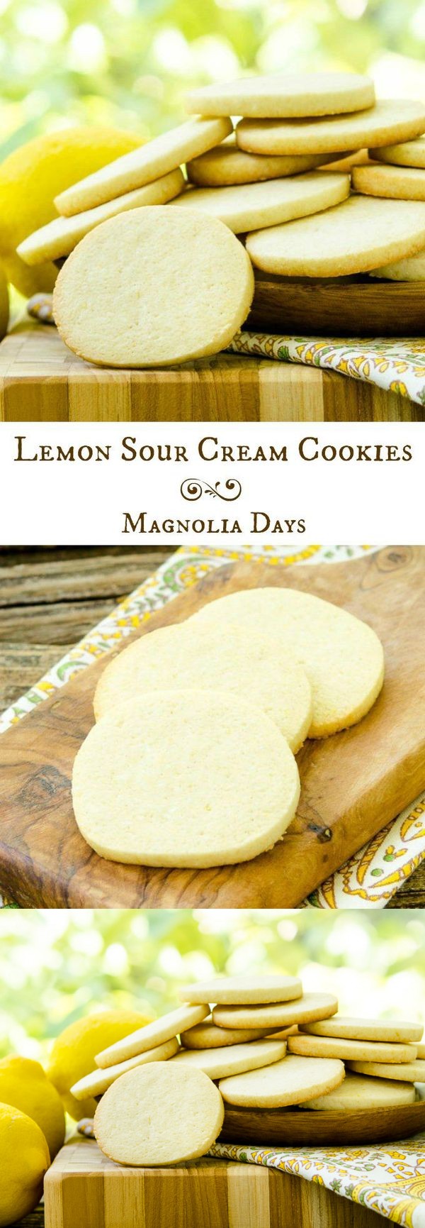 Lemon Sour Cream Cookies