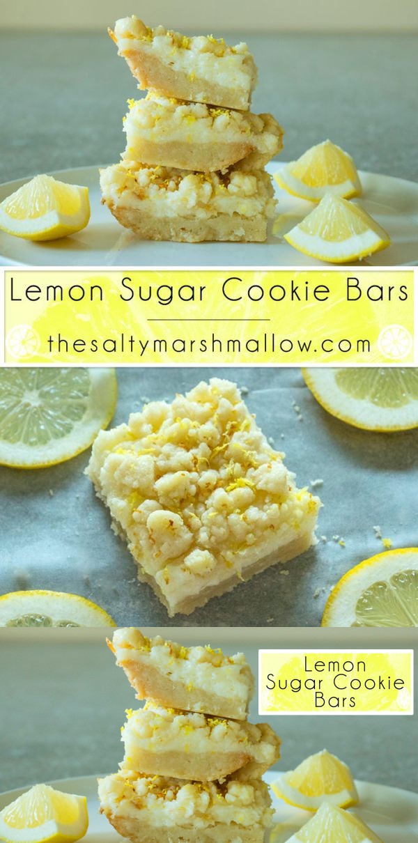 Lemon Sugar Cookie Bars