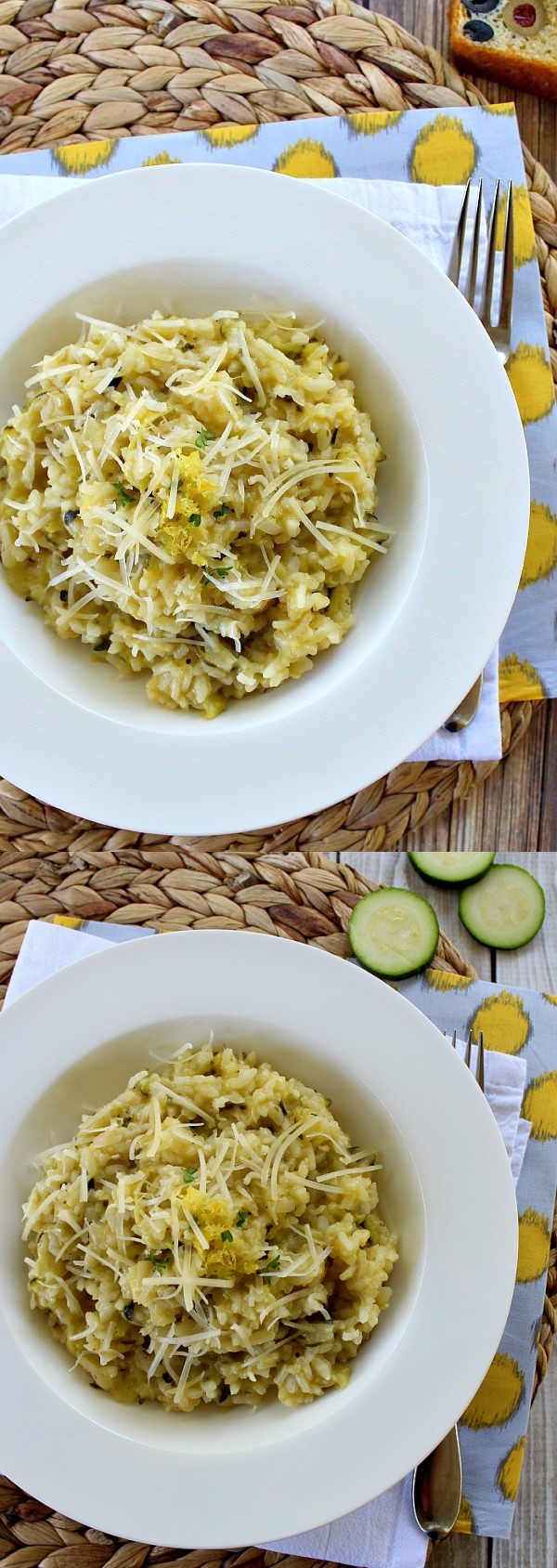 Lemon Zucchini Risotto