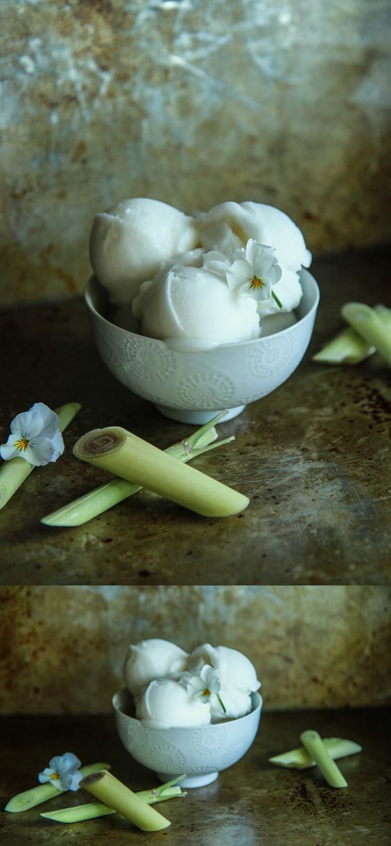 Lemongrass Coconut Sorbet