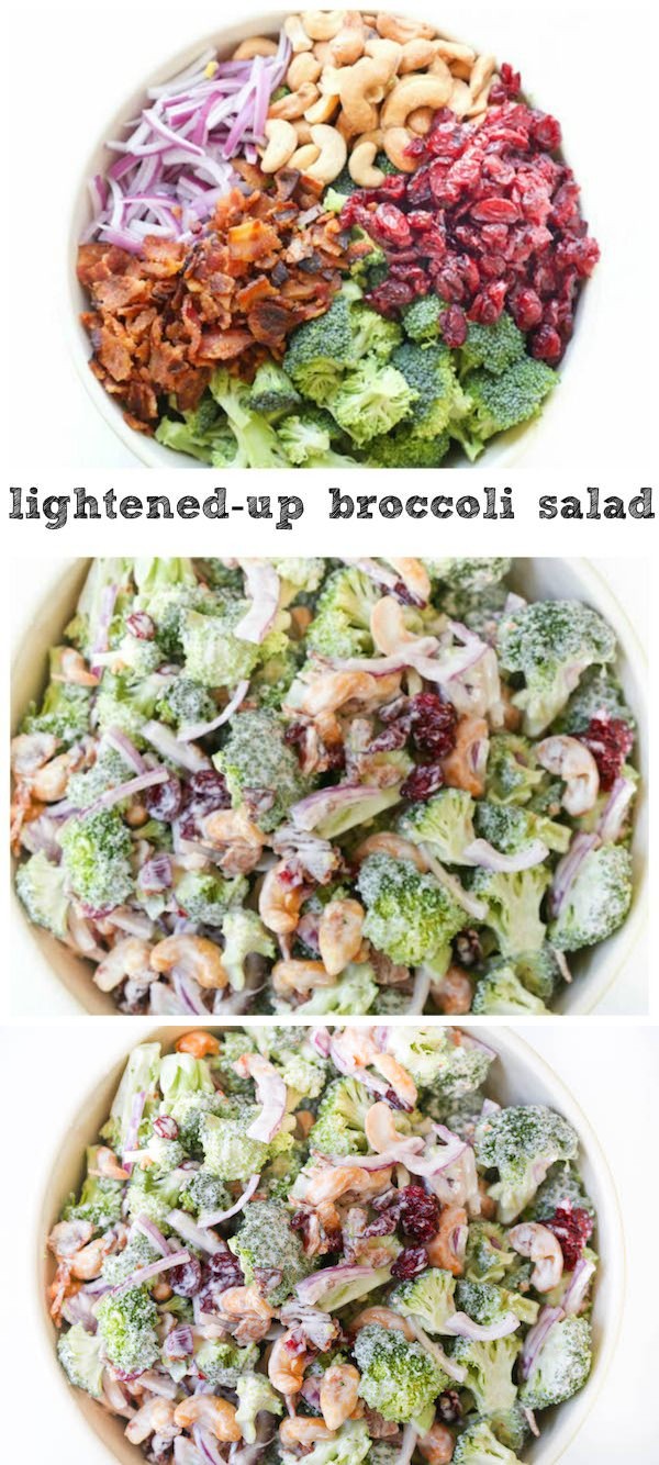 Lightened-Up Broccoli Salad