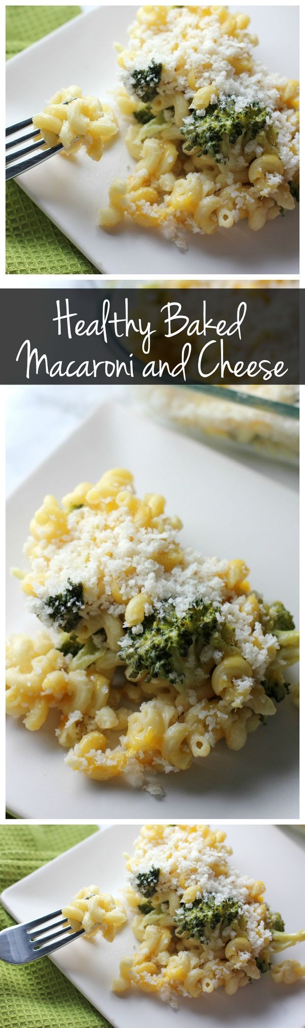 Lighter Broccoli Mac and Cheese