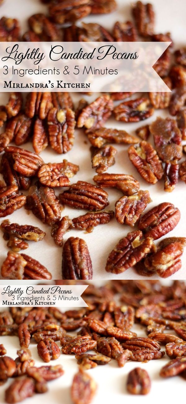 Lightly Candied Pecans