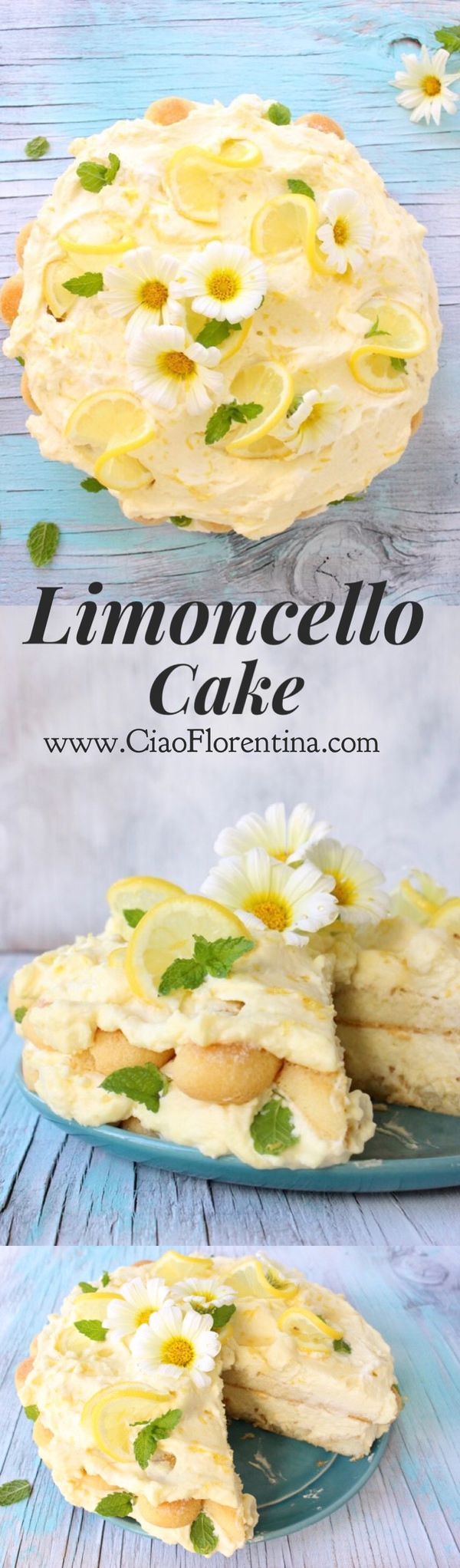 Limoncello Cake Recipe or Lemon Tiramisu