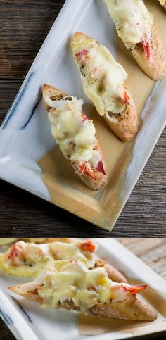 Lobster and Brie Grilled Cheese Sandwiches