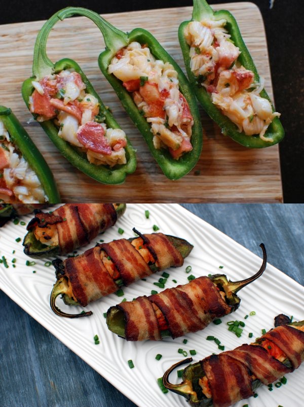 Lobster Bacon Jalapeno Poppers