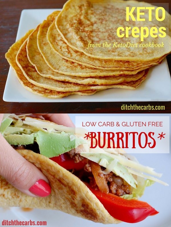 Low Carb Beef Burritos