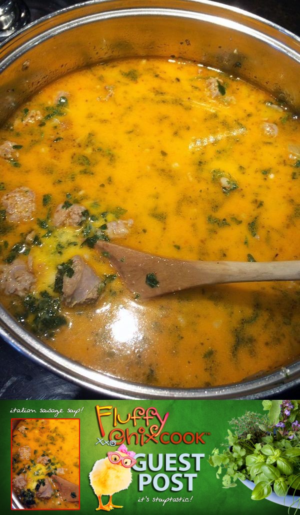 Low Carb Keto Italian Sausage Soup – Guest Post from Soren Schreiber Katz