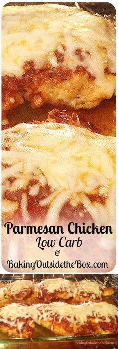 Low Carb Parmesan Chicken