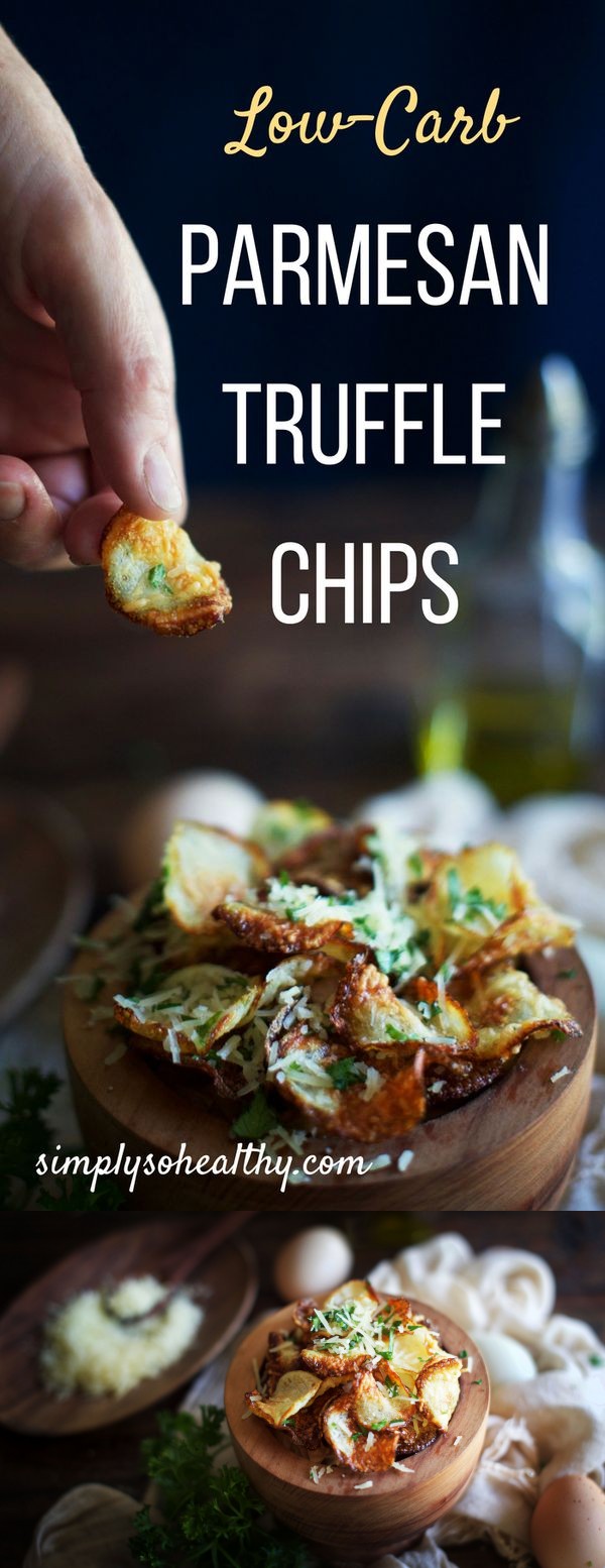 Low-Carb Parmesan Truffle Chips