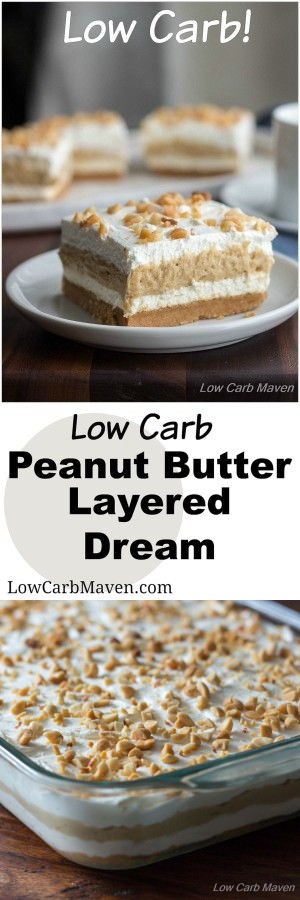 Low Carb Peanut Butter Layered Dream