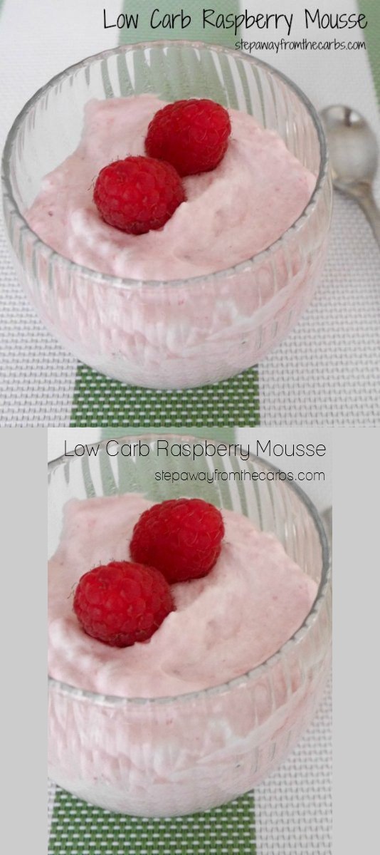 Low Carb Raspberry Mousse