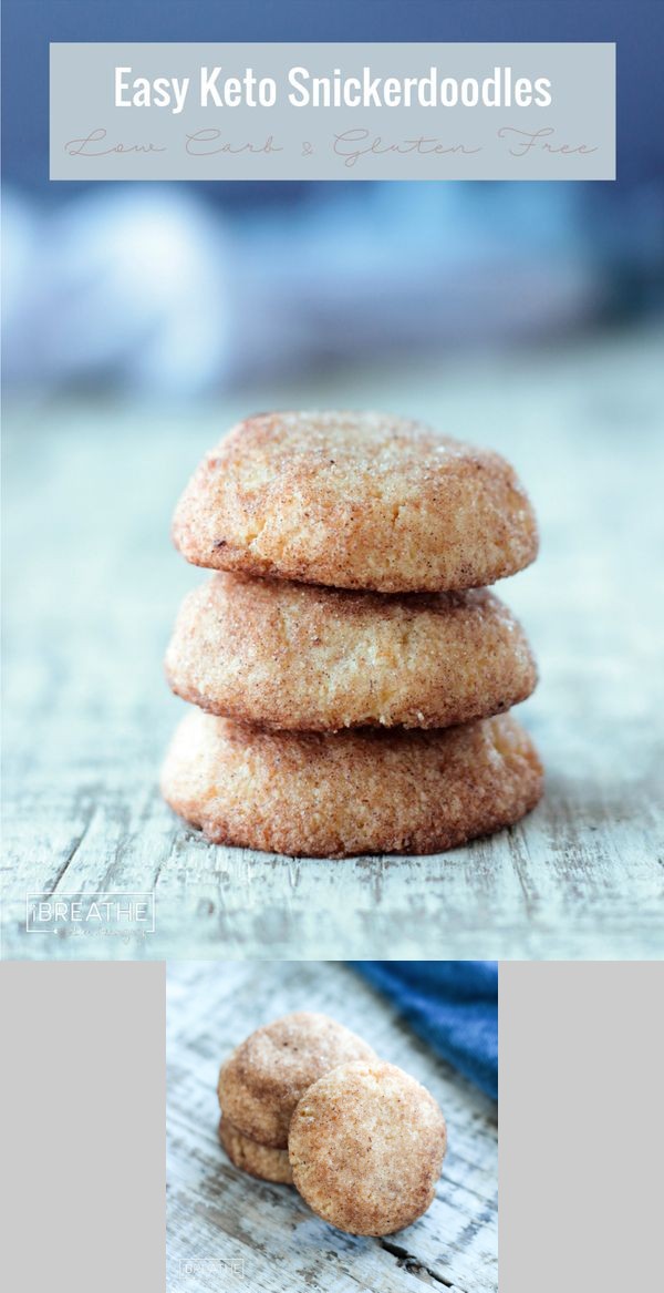 Low Carb Snickerdoodles - Keto & Gluten Free