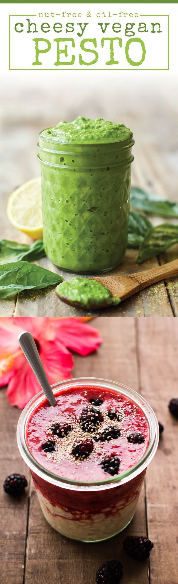 Low Fat Cheesy Vegan Pesto