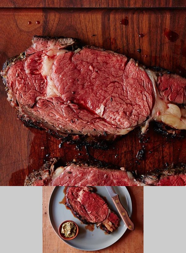 Lynne Curry's Prime Rib with Mustard and Herb Butter