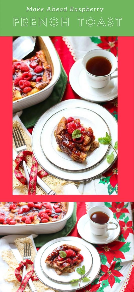 Make Ahead Raspberry French Toast