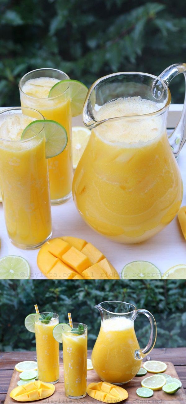 Mango lemonade or limeade