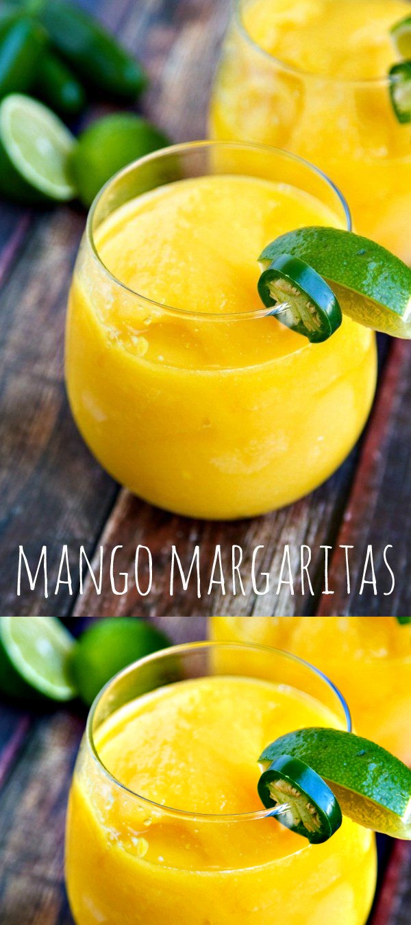 Mango Margaritas (by the pitcher