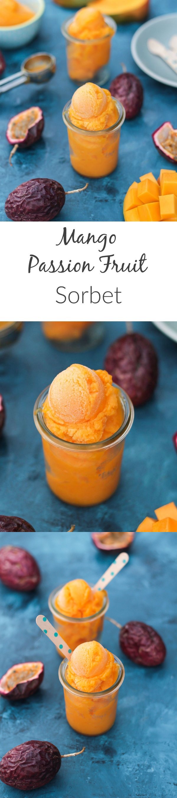 Mango Passion Fruit Sorbet