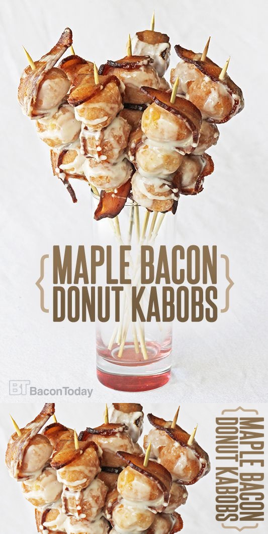 Maple Bacon Donut Kabobs