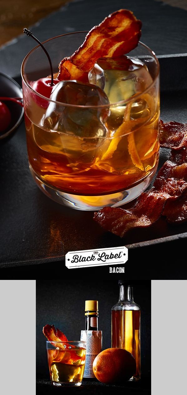 Maple Bacon Old Fashioned Cocktail