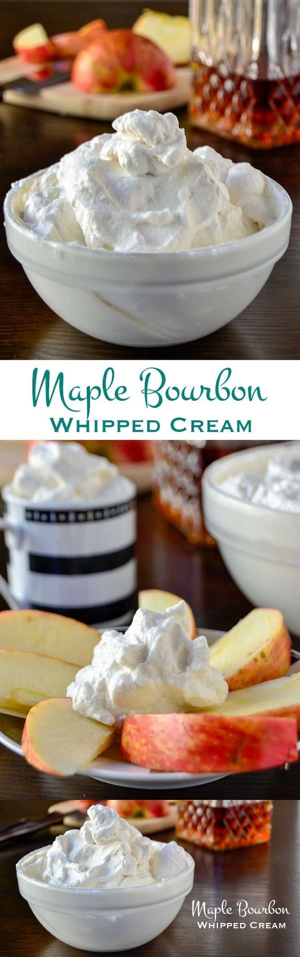 Maple Bourbon Whipped Cream