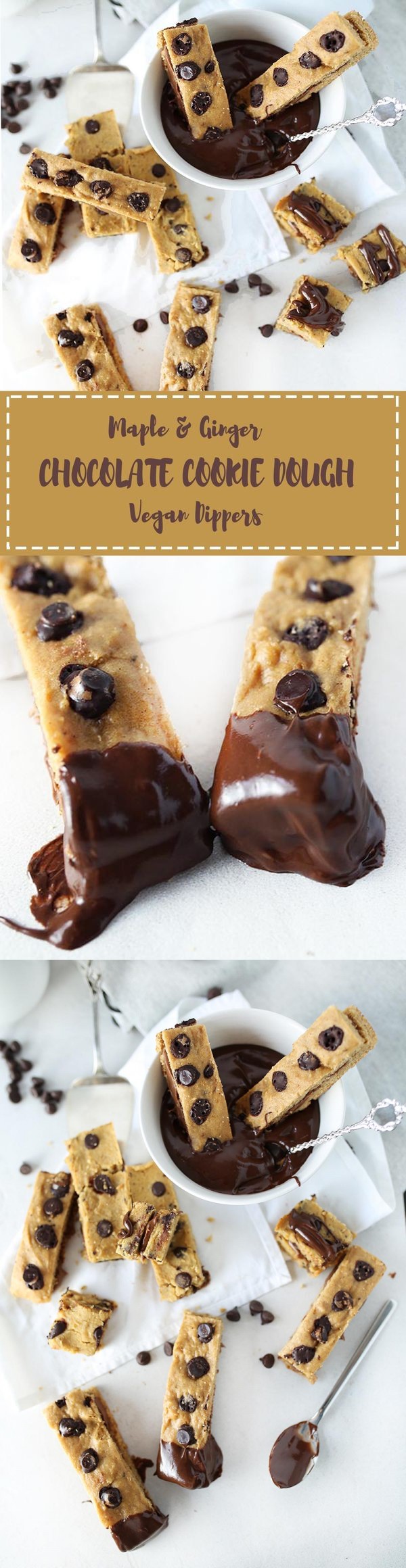 Maple Ginger Chocolate Chip Cookie Dippers