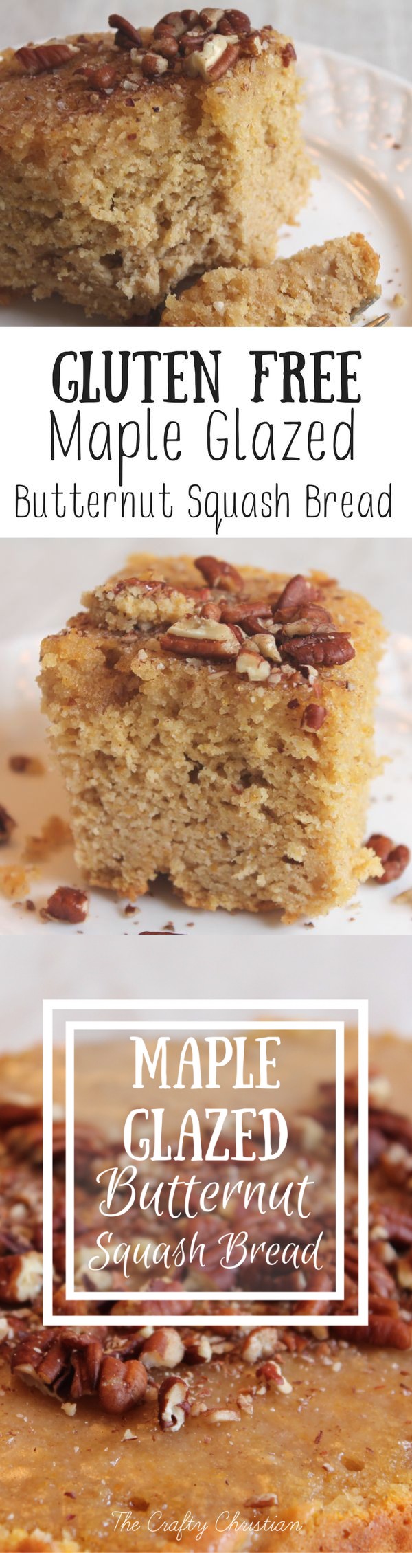 Maple Glazed Butternut Squash Bread