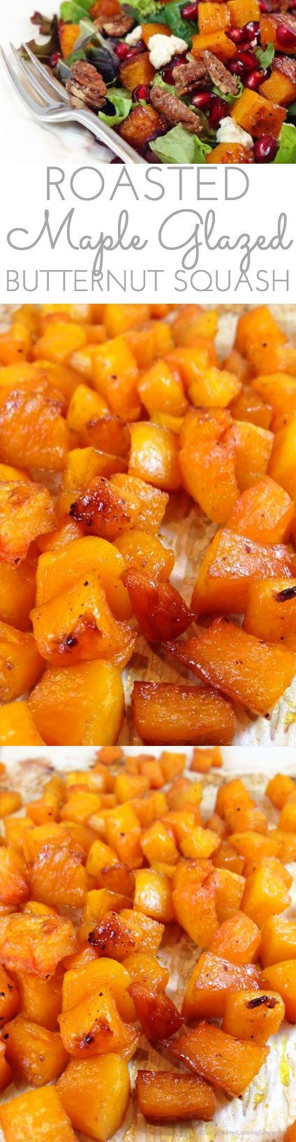 Maple Glazed Roasted Butternut Squash