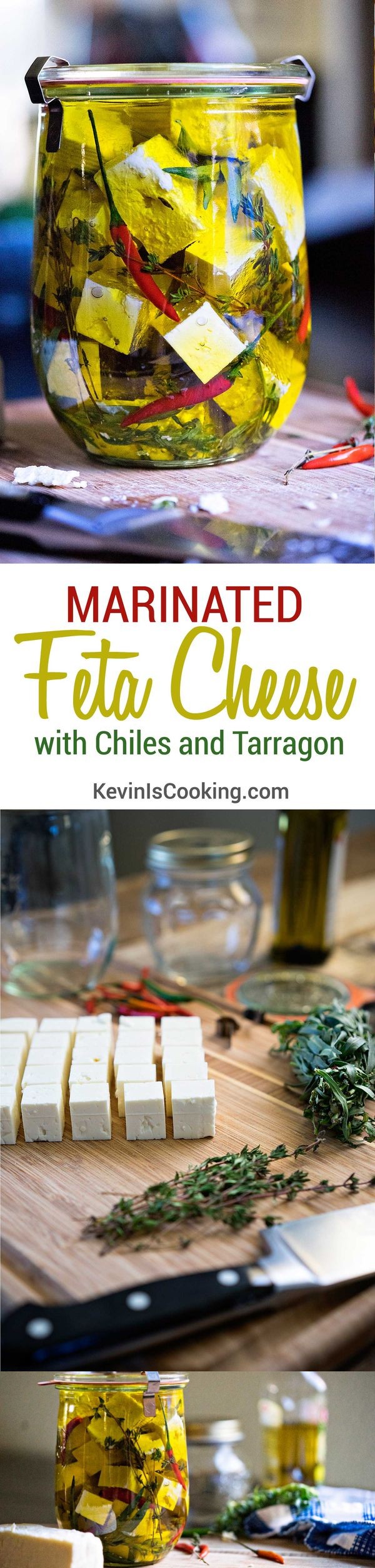 Marinated Feta Cheese with Chiles and Herbs