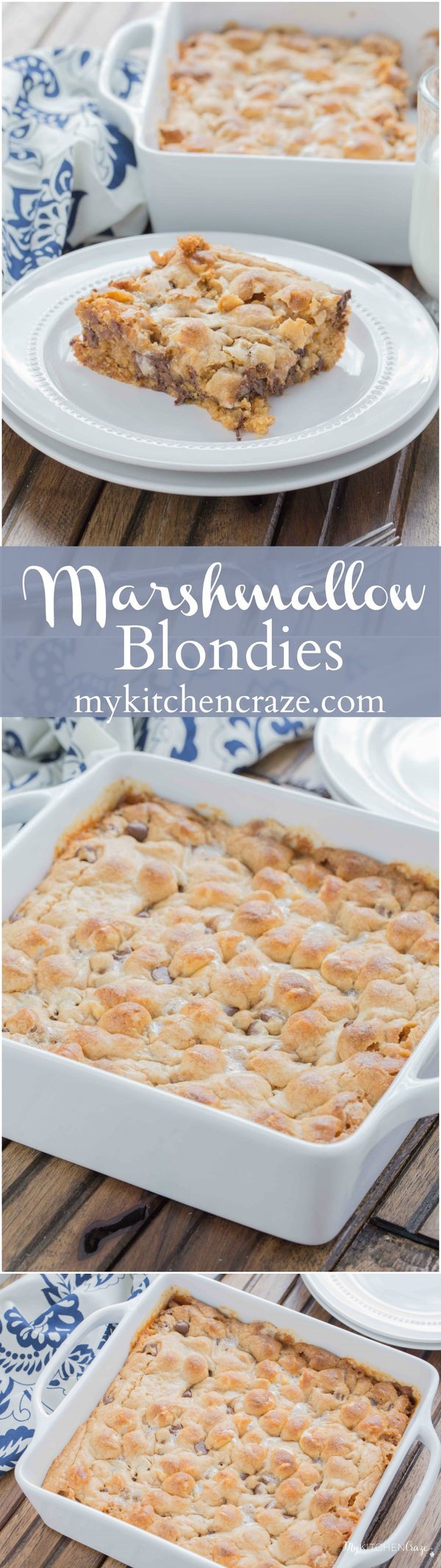 Marshmallow Blondies