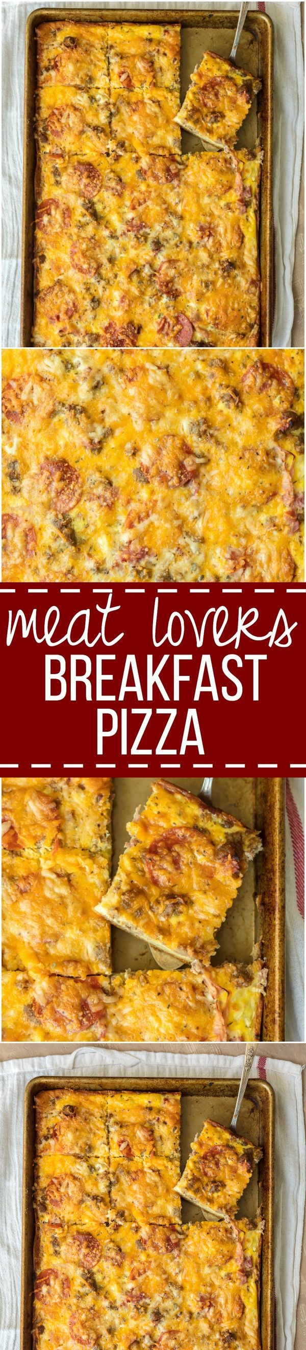 Meat Lovers Breakfast Pizza