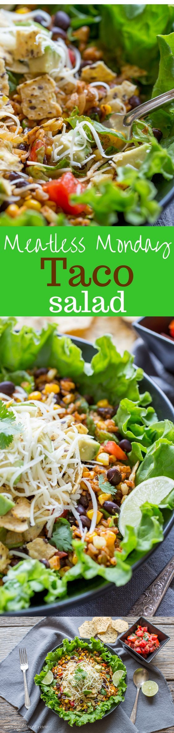 Meatless Monday Taco Salad