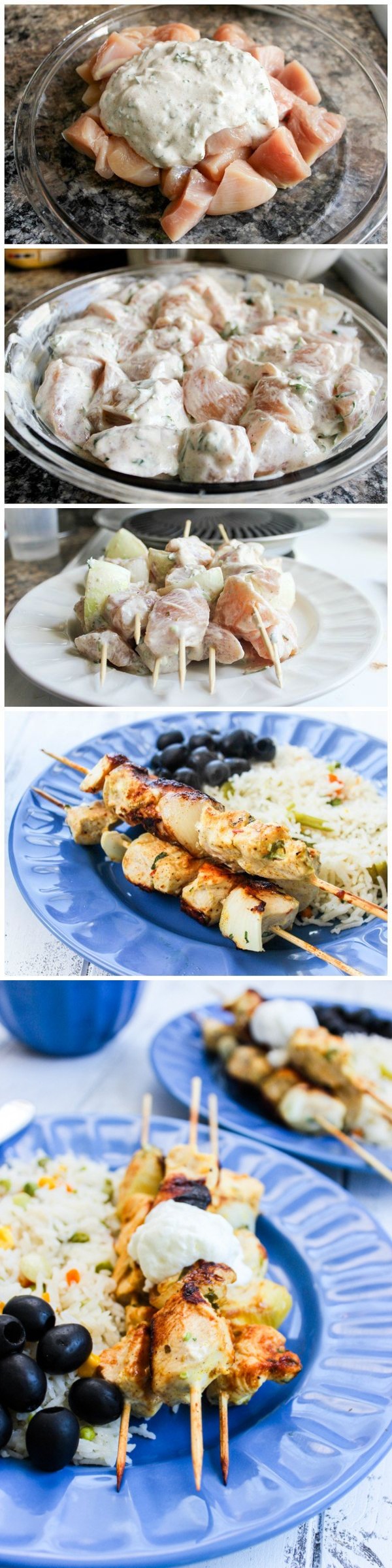 Mediterranean Chicken Kabobs