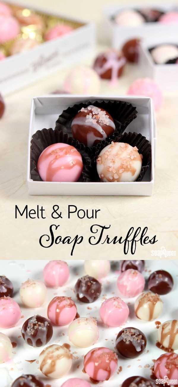 Melt and Pour Soap Truffles Tutorial