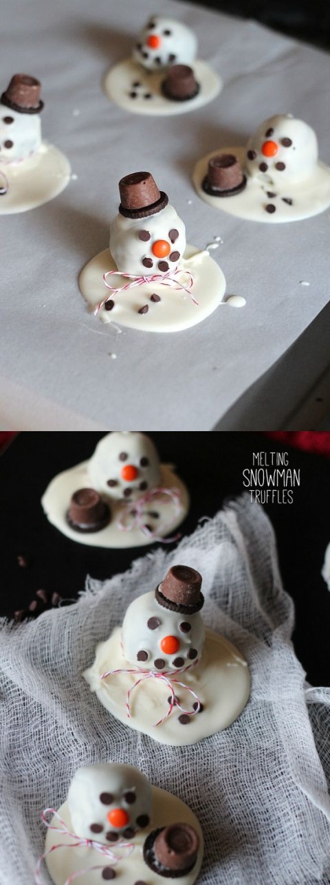 Melting Snowman OREO Cookie Ball