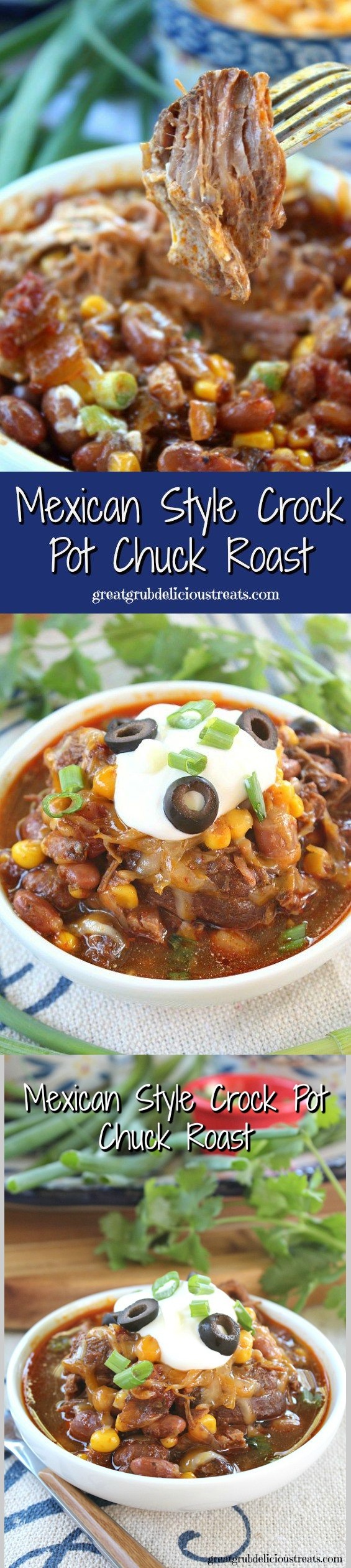 Mexican Style Crock Pot Chuck Roast